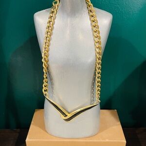 Gold Statement Belt with Chunky Design